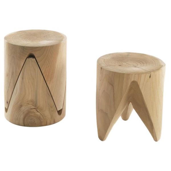 J+I Zig Zag stool Riva 1920 | Mondini Designer Furniture Shop