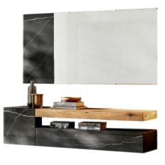 Console table with mirror 36 and 8 composition 0809/0840 Lago