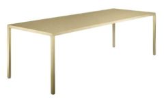 Table Tense Material Brass MDF Italia