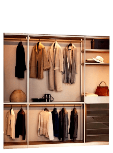Poliform Senzafine Walk-in Wardrobe