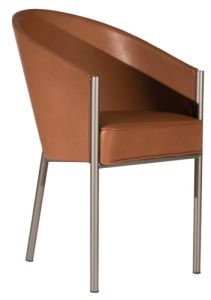 Driade Costes leather low lounge chair