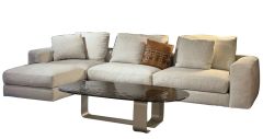 Saba Italia Ananta Sofa with Chaise Longue