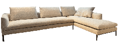 Molteni&C. Paul Sofa with Chaise Longue