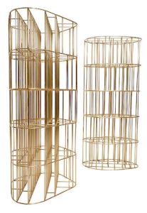 Golden Cage Bookcase Ceccotti Collections