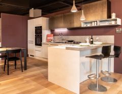 mood kitchen with peninsula Scavolini