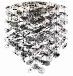 Exagon Suspension Lamp Barovier & Toso