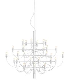 2097/30 Matt White Suspension Lamp Flos