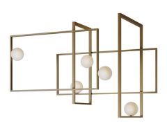 Venicem Mondrian Glass Ceiling Lamp