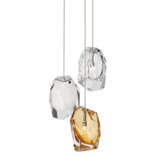 Lasvit Crystal Rock 3 Pendant Suspension Lamp