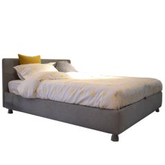Notturno Flou double bed with storage unit