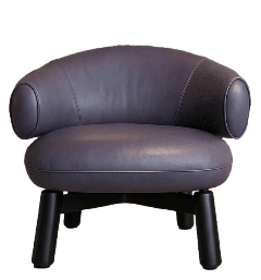 Baxter Olaf Leather Armchair