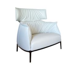 Archibald King Armchair with Tall Backrest Poltrona Frau 