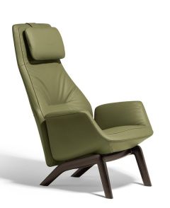 Poltrona Frau Downtown Lounge Armchair