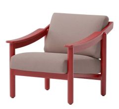 Kettal Loden Sixties Edition RED & BLACK Armchair