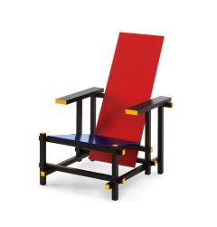 Cassina Red and Blue Armchair