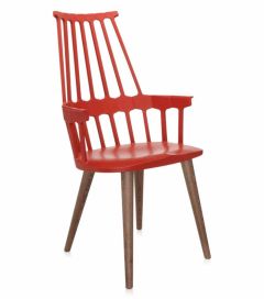 Kartell Comback Chair Wooden Leg