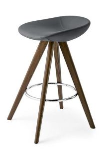 Calligaris Palm Wood Stool
