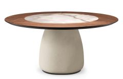 Tavolo Botero Ker-Wood Round Cattelan Italia