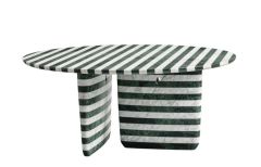 Tobi-Ishi Striped Marble Table B&B Italia