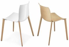 Chair with wooden legs Catifa 46 Arper