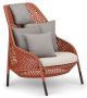Ahnda Dedon high-backed armchair