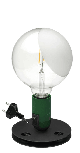 Flos Lampadina Green Table Lamp 