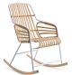 Sedia a donodolo raphia rocking casamania