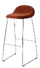 Sgabello Bar Gubi 3D Gubi
