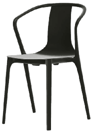 Belleville Armchair /2脚 Vitra Vitra Belleville Armchair Wood | AmbienteDirect